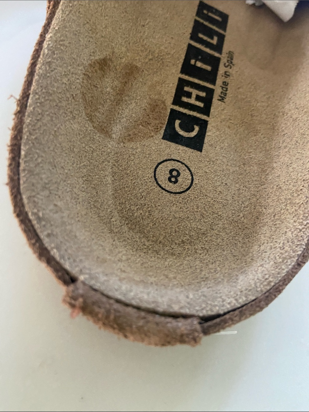 CHIC Suede Mule Clogs in Brown - Picture 12 of 14